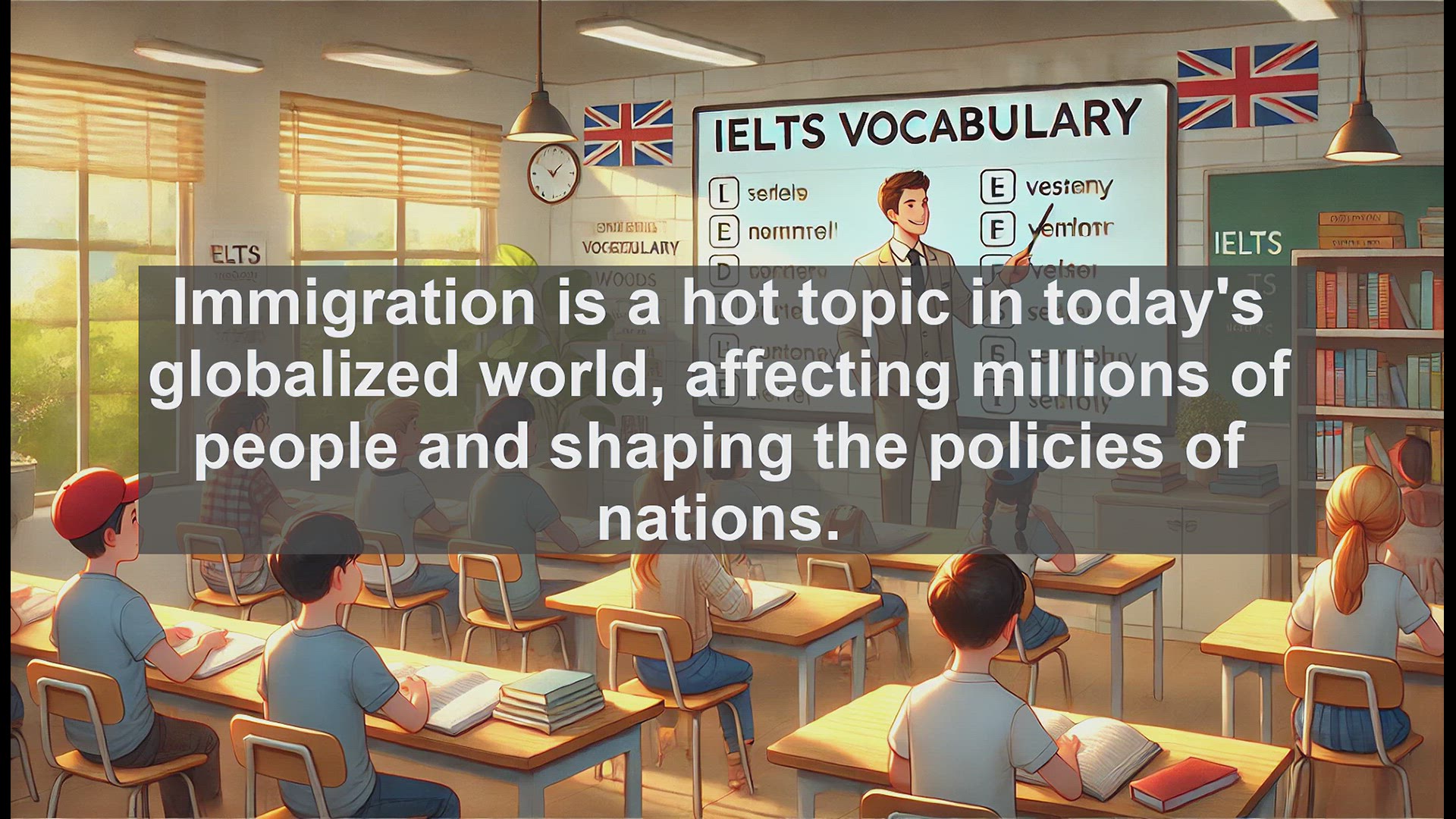 'Video thumbnail for 5000 Must Know IELTS 8.0 Vocabulary - What Does 'Immigrate' Mean? Key IELTS Vocabulary Explained'