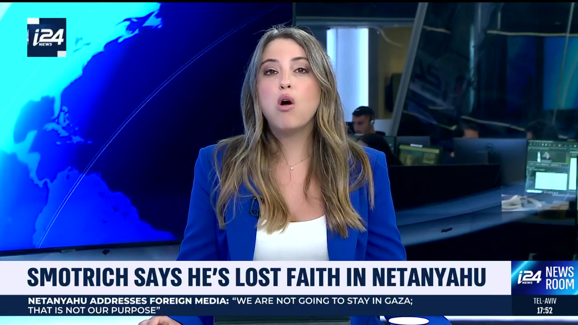 'Video thumbnail for Smotrich says he's lost faith in Netanyahu'