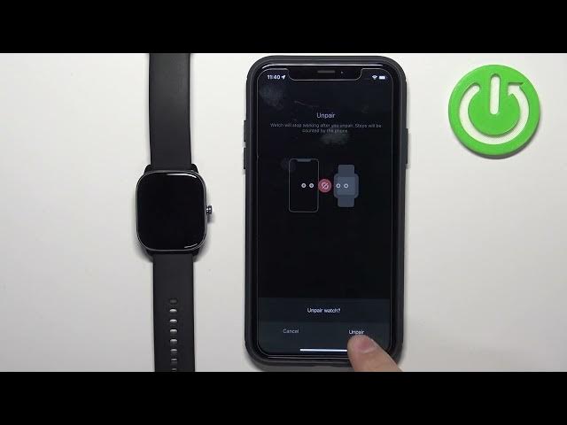 Video thumbnail for How to Unpair Amazfit GTS 4 Mini from iPhone?