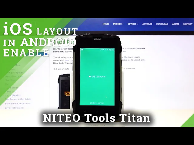 Video thumbnail for How to Install Apple Layout – iOS Launcher on Niteo Tools Titan