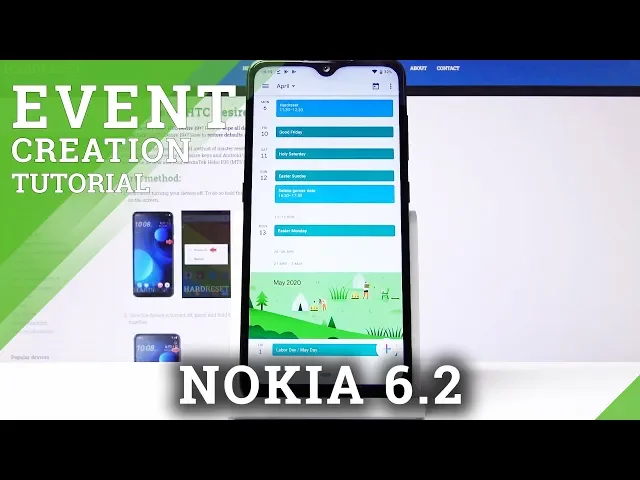 Video thumbnail for How to Add Event to Calendar in NOKIA 6.2 2019 – Set Up Reminder