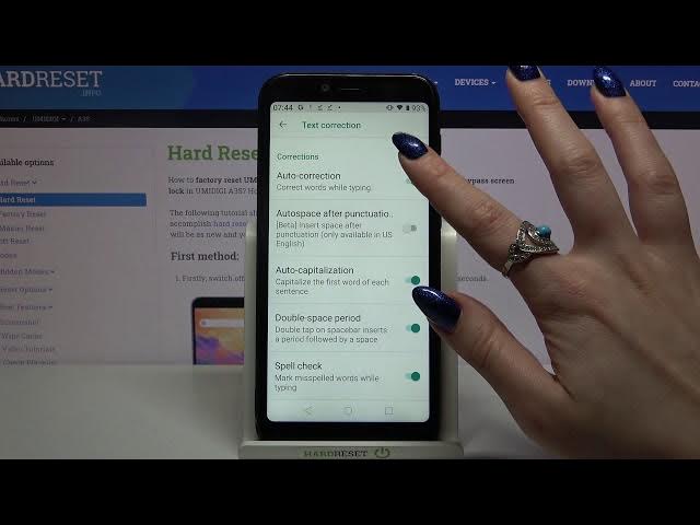 Video thumbnail for Activate Auto-Correction – UMIDIGI A3S and Keyboard Features
