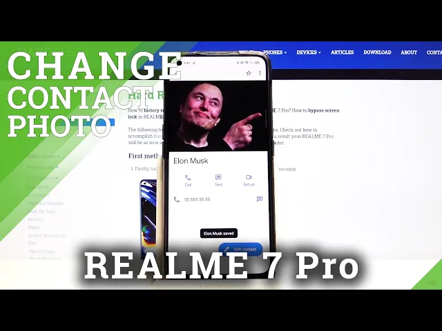 Video thumbnail for How to Add Photos to Contacts in Realme 7 Pro - Personalize Contacts