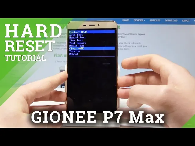 Video thumbnail for Hard Reset GIONEE P7 Max - Bypass Screen Lock / Remove Data