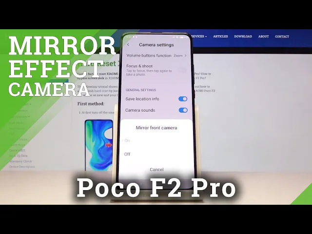 Video thumbnail for How to Turn Off Mirror Effect in XIAOMI Poco F2 Pro – Advanced Camera Settings
