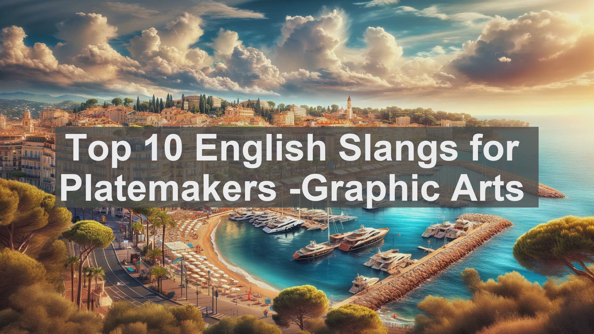 'Video thumbnail for Top 10 English Slangs for Platemakers Graphic Arts'