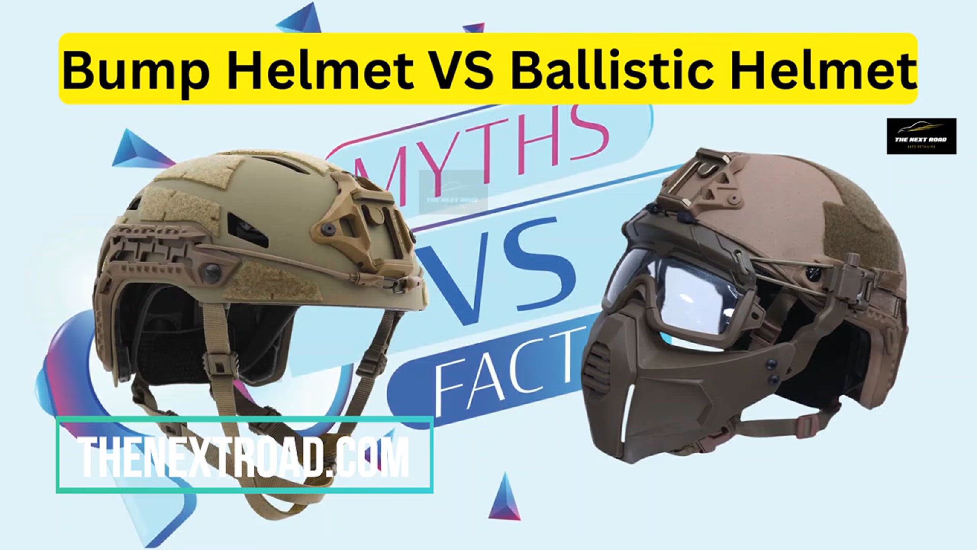 'Video thumbnail for Bump Helmet VS Ballistic Helmet'
