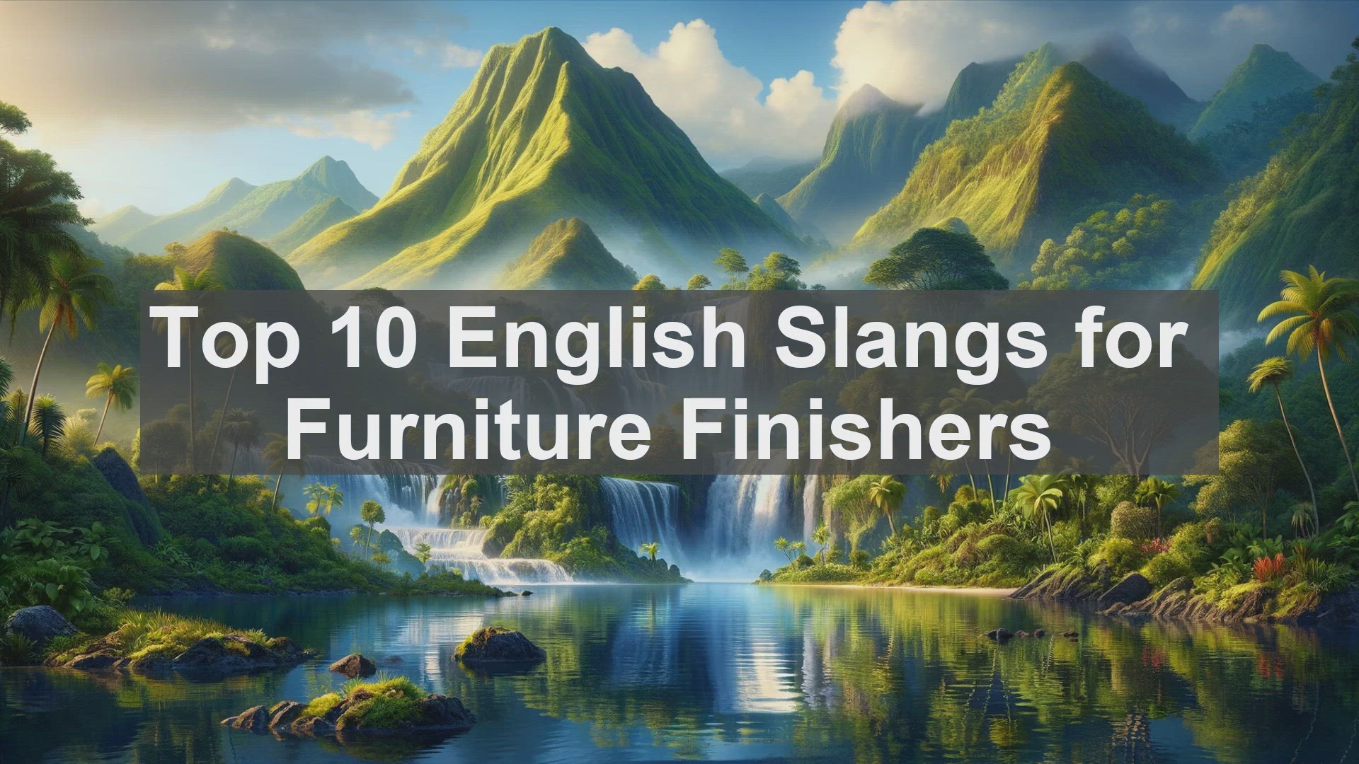 'Video thumbnail for Top 10 English Slangs for Furniture Finishers'