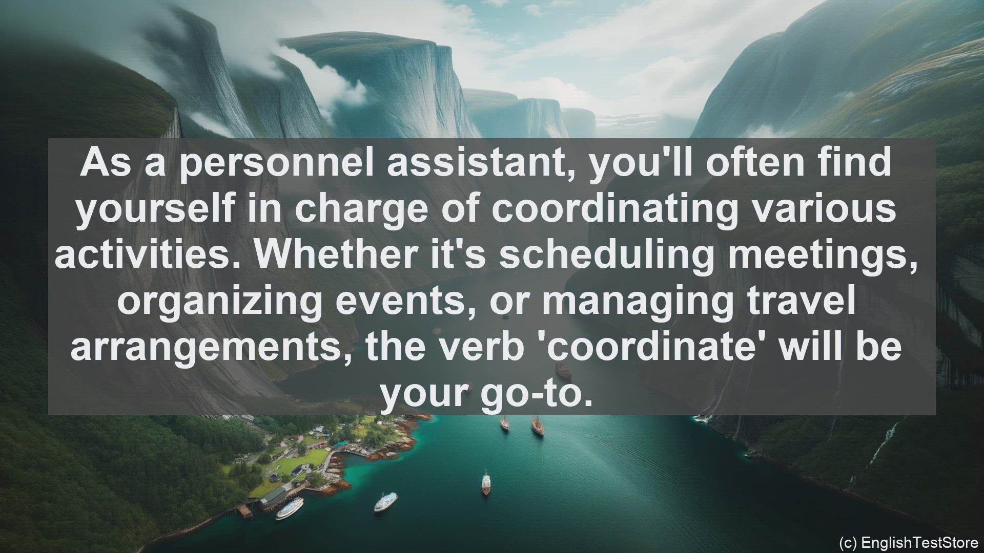 'Video thumbnail for Top 10 English Verbs for Personnel Assistant'