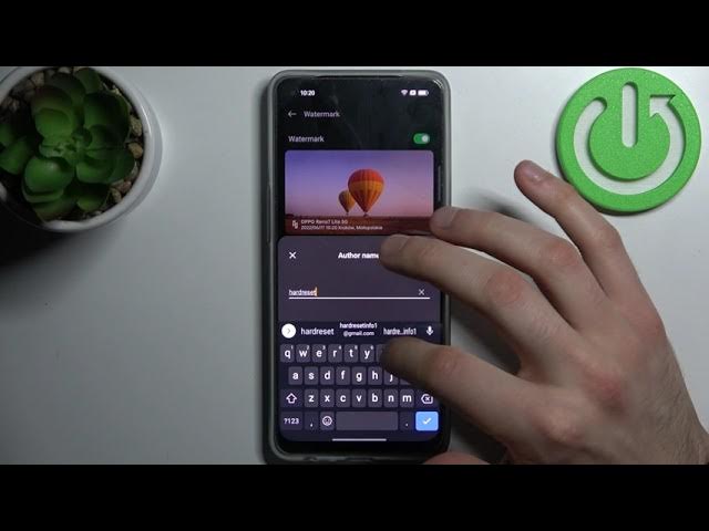 Video thumbnail for OPPO Reno 7 Lite - How To Add Custom Camera Watermark