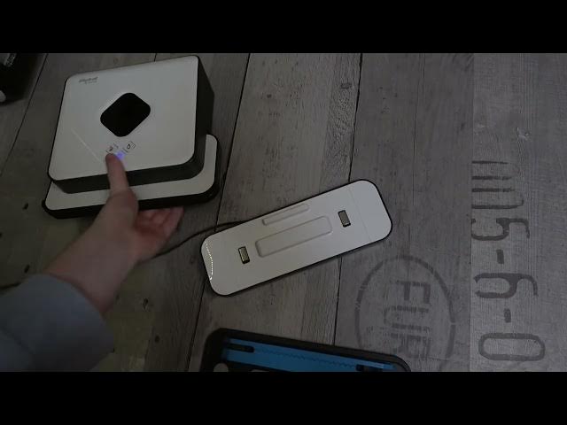 Video thumbnail for Experience Next-Level Home Cleaning: Unboxing & Setting up the IROBOT Braava Jet M6!