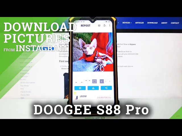 Video thumbnail for How to Get Image from Instagram – Download Instagram Photo on DOOGEE S88 Pro