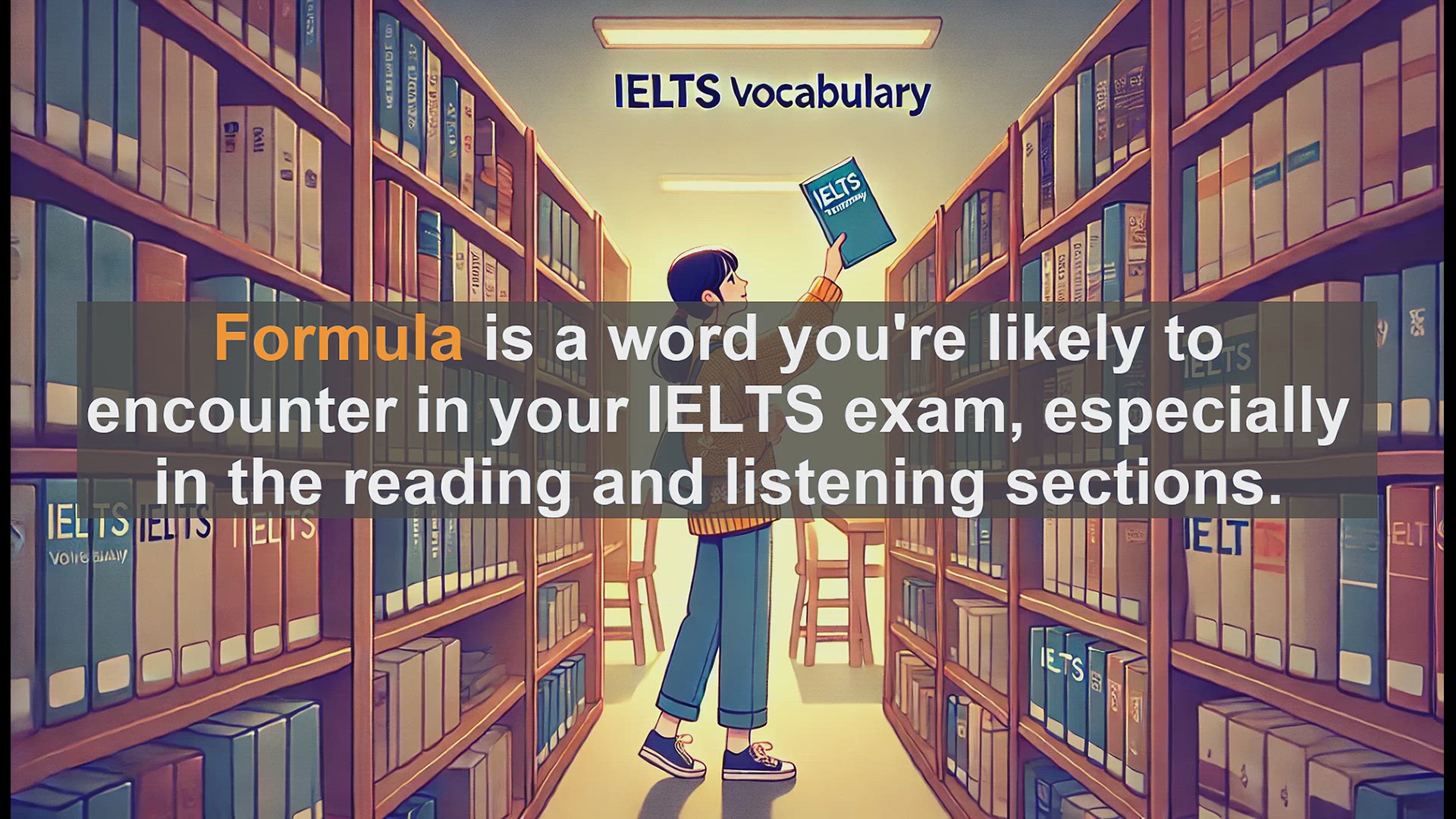 'Video thumbnail for 2500 Must Know IELTS 6.5 Vocabulary - Understanding 'Formula' for IELTS Success'