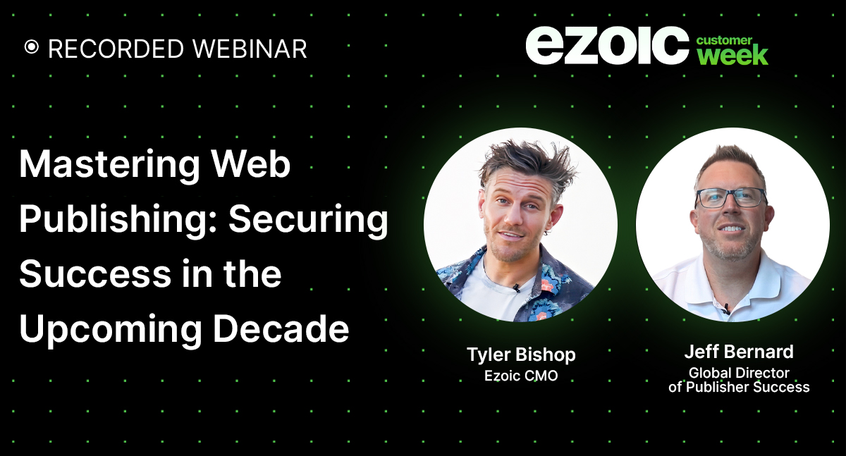 'Video thumbnail for Mastering Web Publishing: Securing Success in the Upcoming Decade | Customer Week 2023 Webinar'