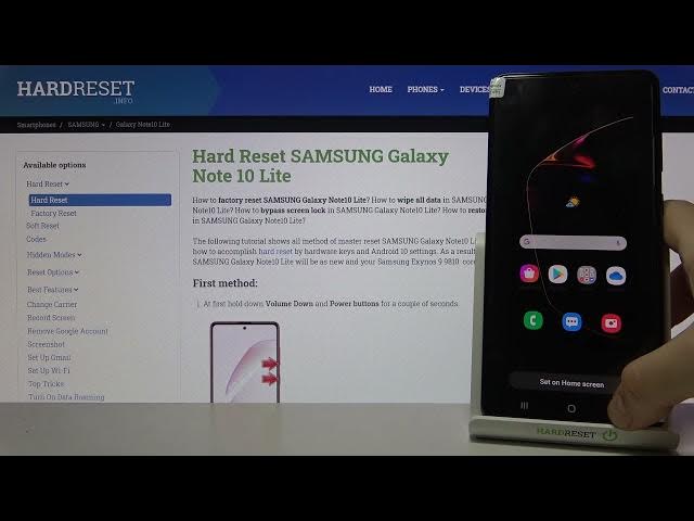 Video thumbnail for Samsung Galaxy Note 10 Lite - Default Wallpapers Presentation
