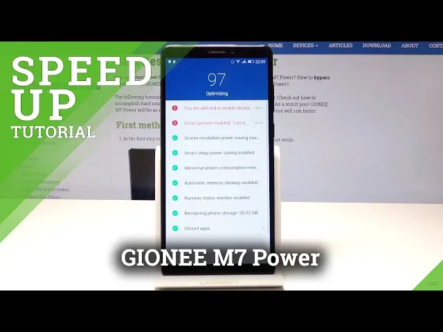 Video thumbnail for How to Speed Up GIONEE M7 Power - Optimize GIONEE Android