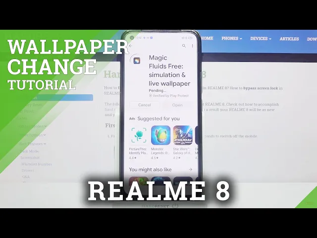 Video thumbnail for How to Download Apply Live Wallpaper on REALME 8 – Magic Fluids Simulation