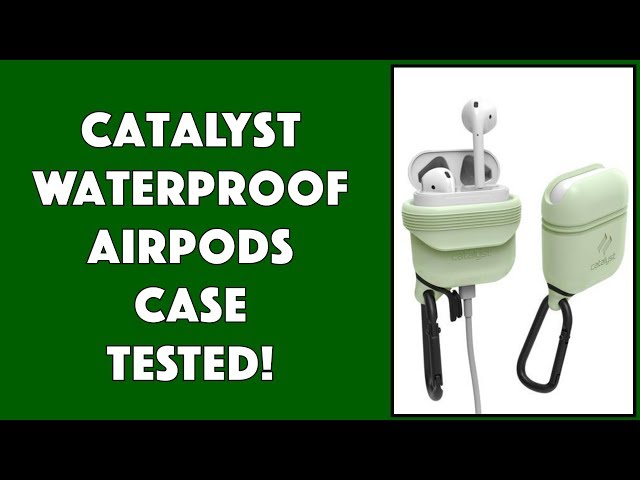 Video thumbnail for Catalyst Apple AirPod Waterproof Case - Tested & Reviewed