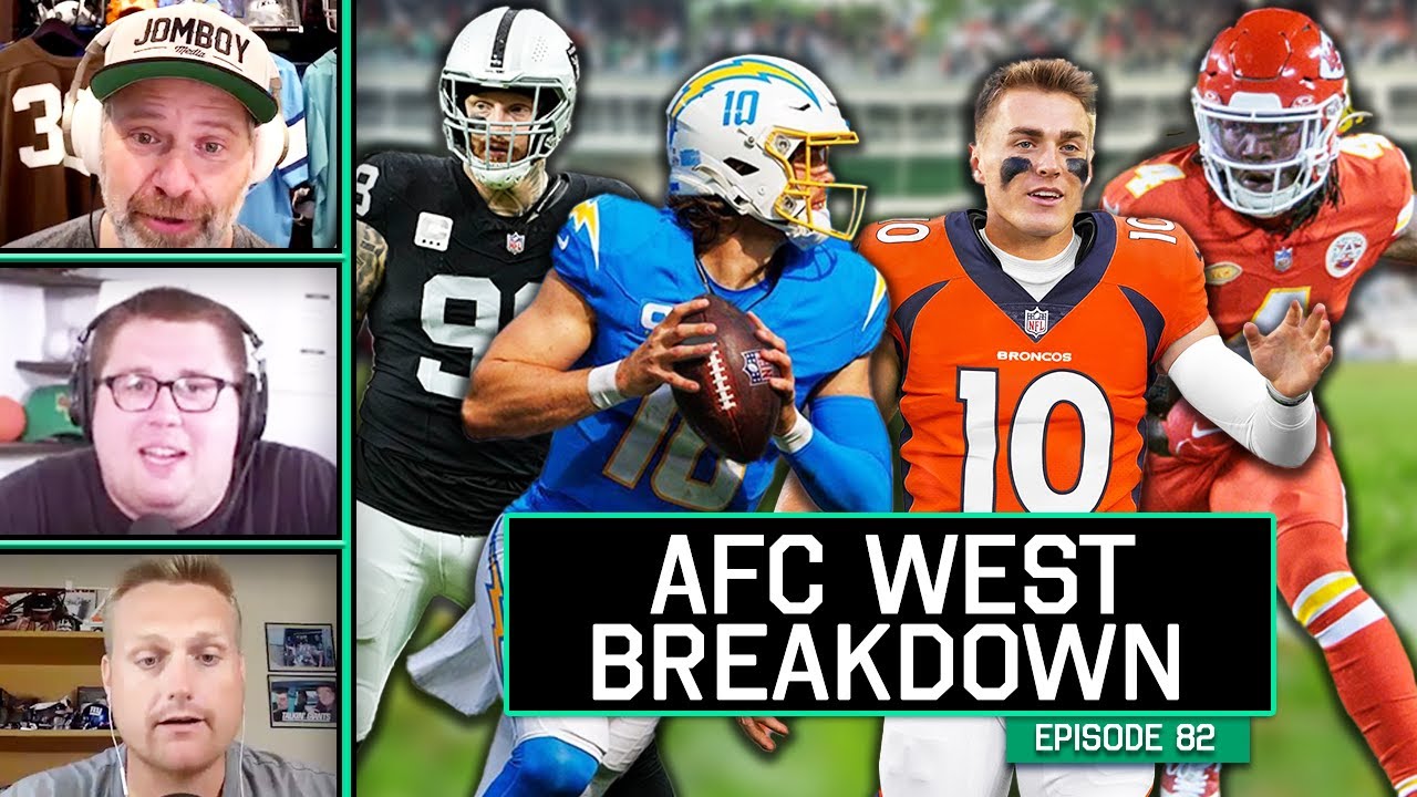 Video thumbnail for AFC West Breakdown + NFL News & Updates!