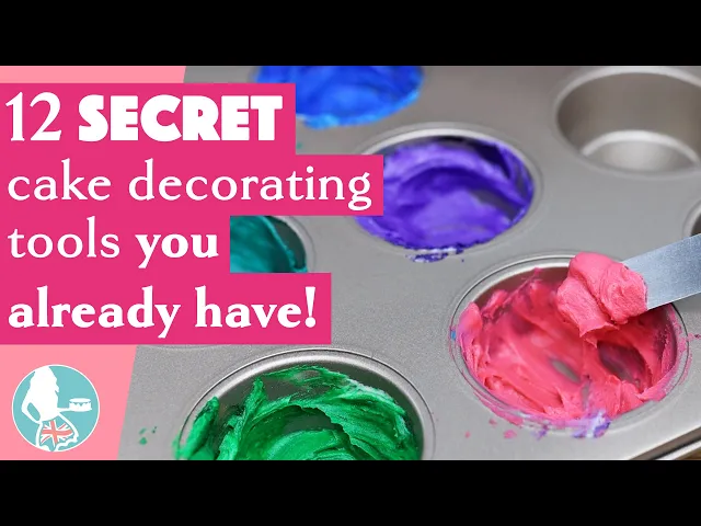 Video thumbnail for 12 Secret Cake Decorating Tools You Already Have!