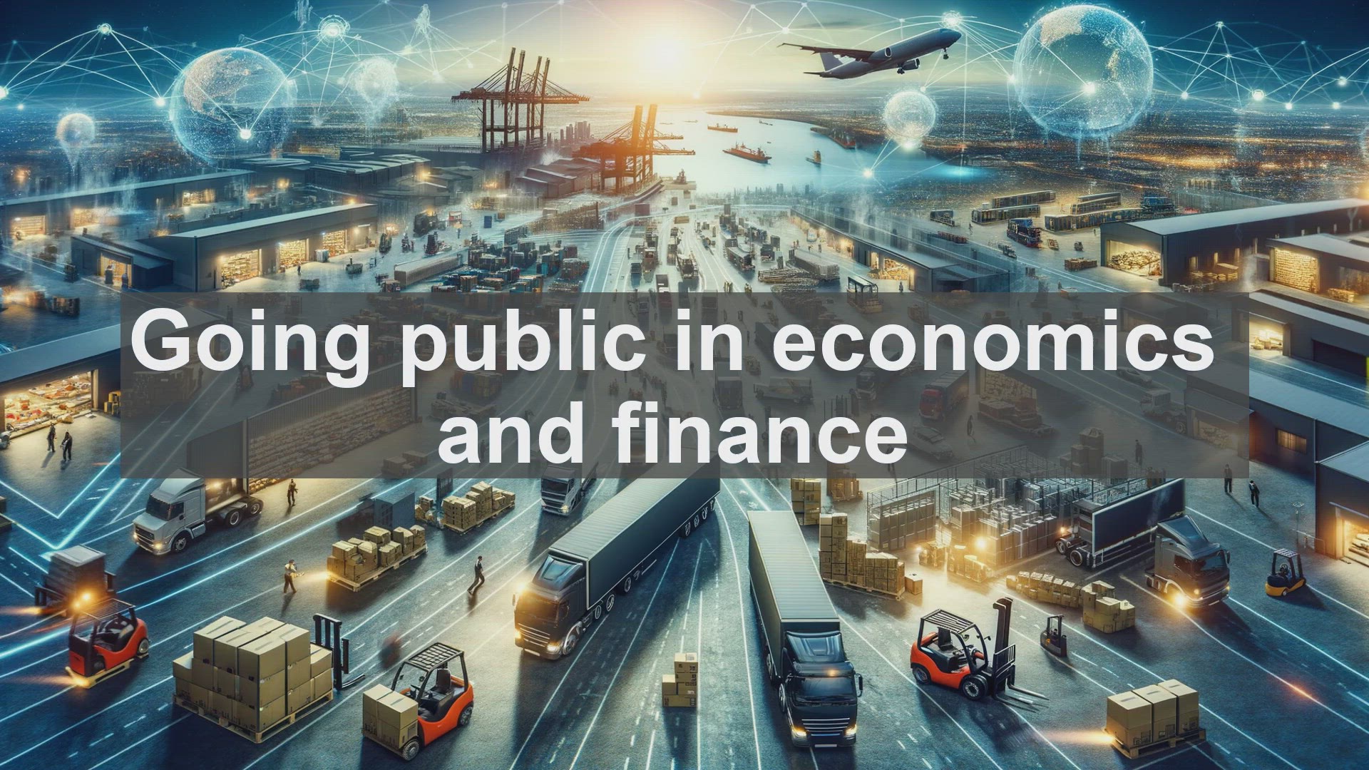 'Video thumbnail for Going public in economics and finance'