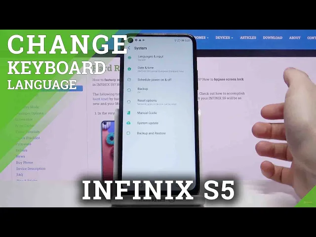 Video thumbnail for How to Change Keyboard Language in INFINIX S5 – Set Keyboard Language