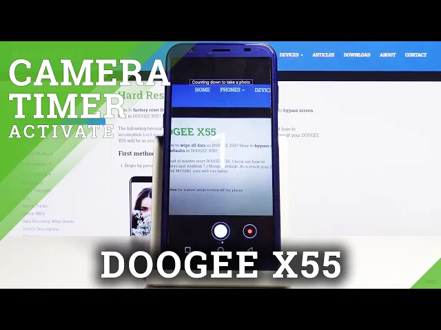 Video thumbnail for How to Use Camera Timer in DOOGEE X55
