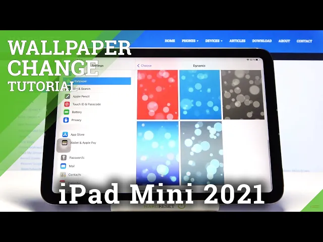 Video thumbnail for How to Change Wallpaper on iPad Mini 2021 – Set Up Wallpaper