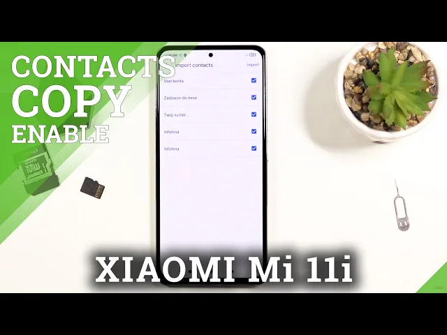 Video thumbnail for How to Transfer Contacts from SIM Card to XIAOMI Mi 11i Internal Storage – Copy Contacts