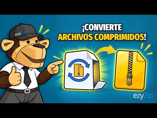 Video thumbnail for Cómo convertir archivos comprimidos en línea gratis | Sin necesidad de instalar programas