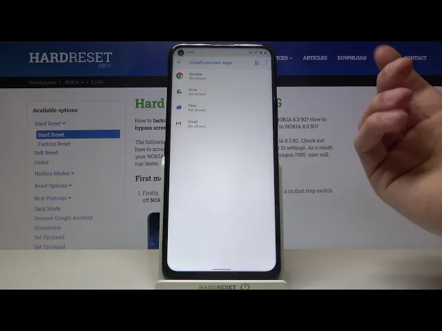 Video thumbnail for How to Enable Unknown Sources in NOKIA 8.3 – Allow App Installation