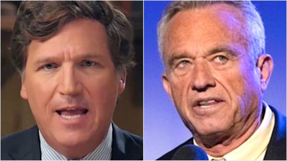 'Video thumbnail for Tucker Carlson and Robert F. Kennedy Jr.: A Conversation on Controversial Topics'