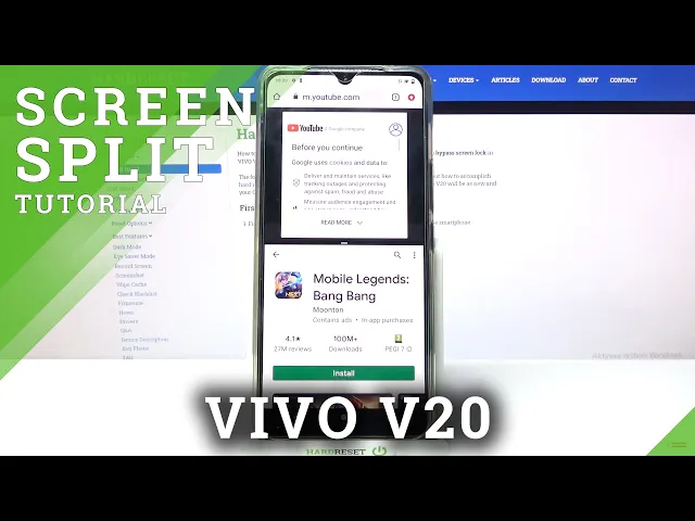 Video thumbnail for How to Split Screen on VIVO V20 – Use Multitasking Screen