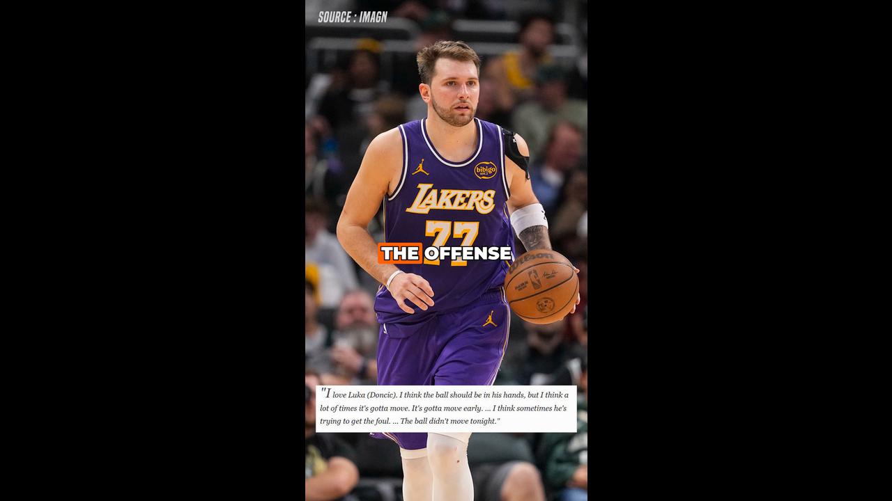 Video thumbnail for Lakers Legends Call Out Luka Dončić After Turnover-Heavy Loss