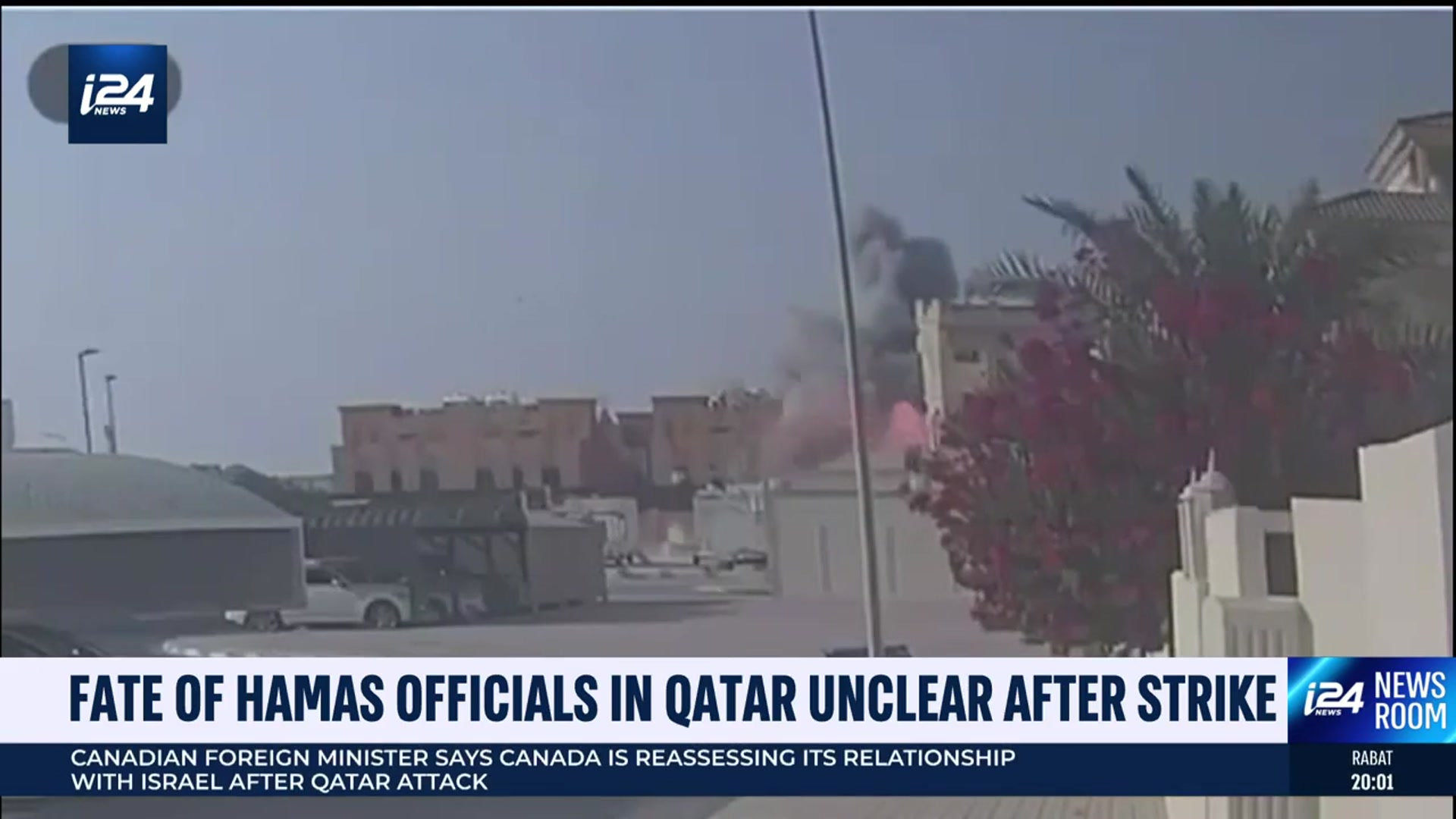 'Video thumbnail for Fate of Hamas officials in Qatar unclear after strike'