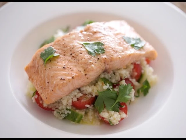 Video thumbnail for Salmon & Couscous Salad | Byron Talbott
