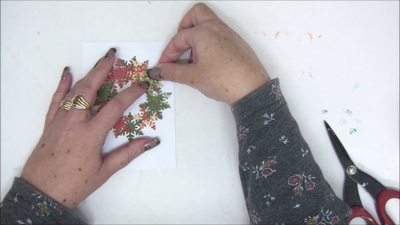 Video thumbnail for 12 Cards of Christmas - Snowflake Wreath. CHECK OUT THE LIMITED TIME OFFER IN DESCRIPTION!
