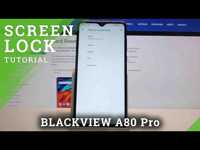 Video thumbnail for How to Set Up Screen Lock in Blackview A80 Pro - Activate Device Lock