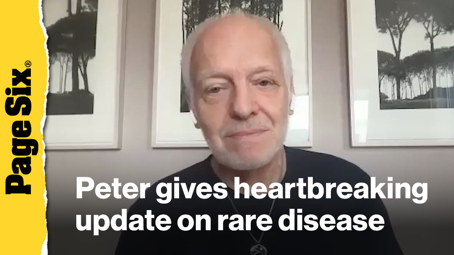 Video thumbnail for Peter Frampton gives heartbreaking update on rare degenerative disease: 'I know the end game'