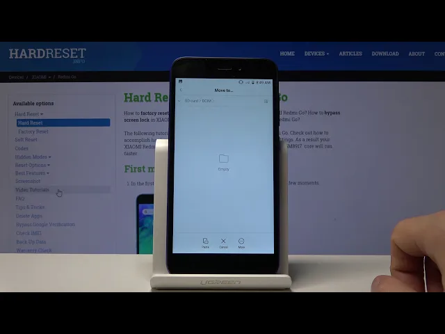 Video thumbnail for How to Transfer Data in Xiaomi Redmi Go - Move Media