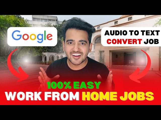 Video thumbnail for Earn ₹800/Day from Mobile | Work From Home Jobs under Google Project | Online Part Time Jobs