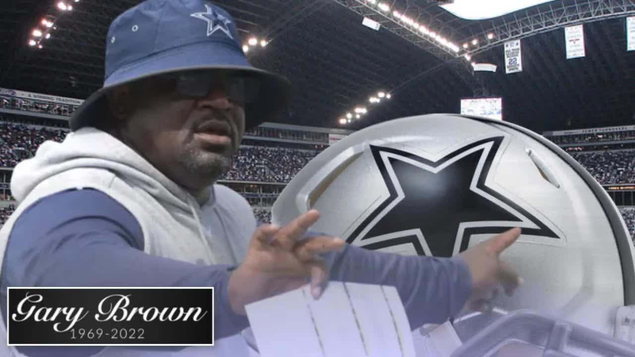 Video thumbnail for Former Cowboys running backs coach Gary Brown passed away at 52