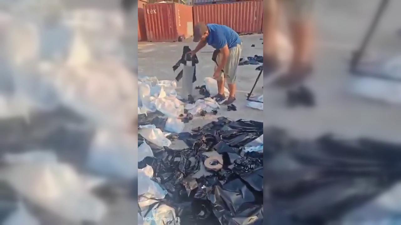 Video thumbnail for Lebanon: Major Drug Seizure at Beirut Port.