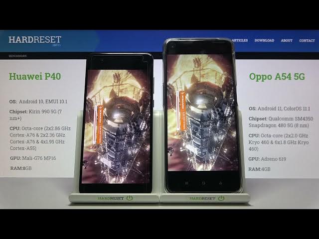 Video thumbnail for Huawei P40 vs Oppo A54 5G - Sling Shot Extreme by 3DMark | Test
