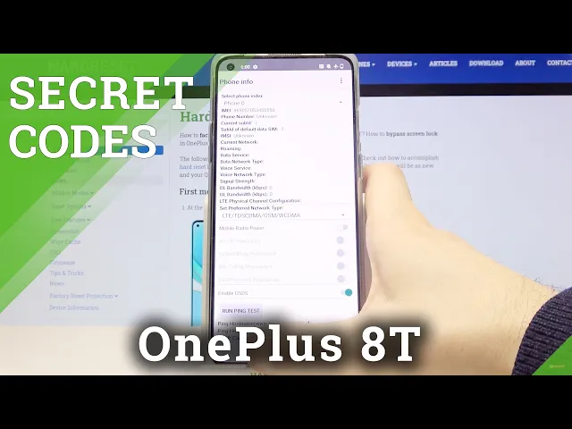 Video thumbnail for Secret Codes for OnePlus 8T – Hidden Mode / Calendar Storage / IMEI Info