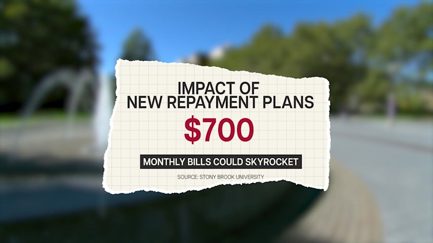 Video thumbnail for Student loan payments could spike for Long Island borrowers starting July 1