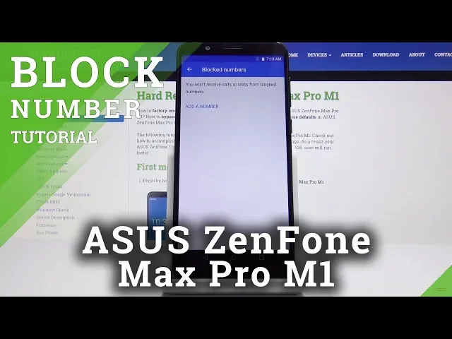 Video thumbnail for How to Block Number in ASUS ZenFone Max Pro M1 - Create Blacklist