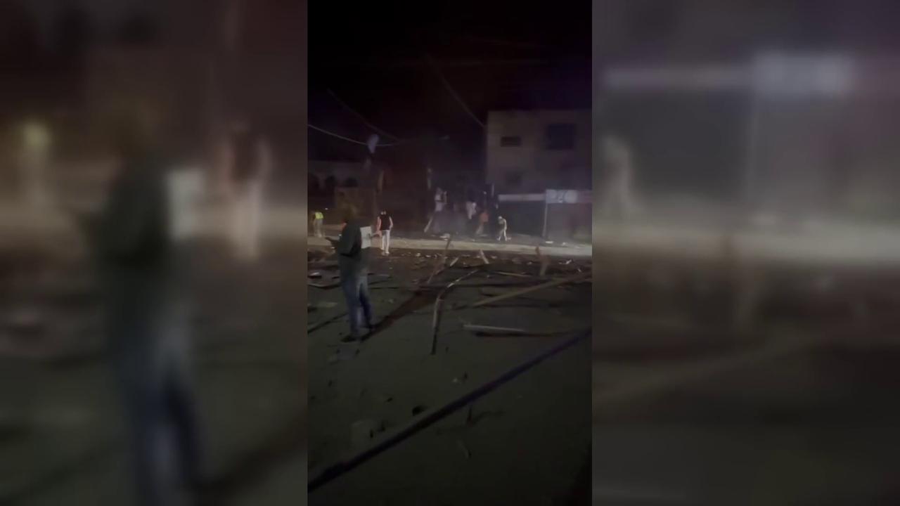Video thumbnail for Lebanon: Southern Lebanese City of Tyre Hit by Major Israeli Attack.