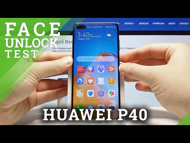 Video thumbnail for How to Test Face Unlock in HUAWEI P40 - Check Huawei Face ID
