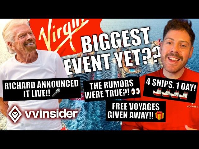 Video thumbnail for SISTERS AT SEA: Virgin Voyages Confirms 4 Ship Fleet Meetup for 2027